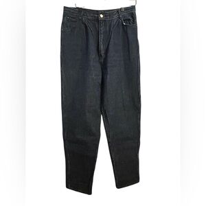Vintage Gitano Mom Jeans dark wash with striping vintage size 16